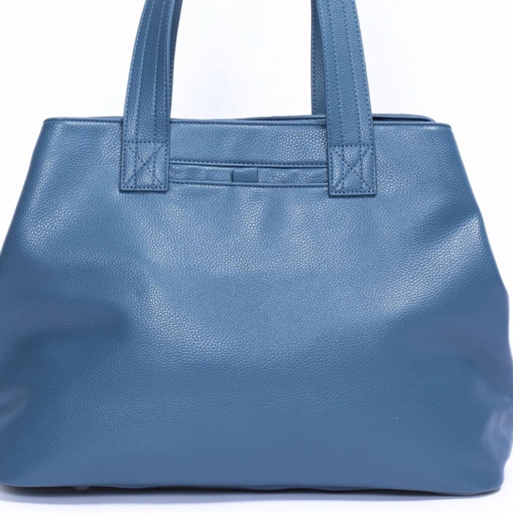 lug Quilted Blue Tote Bag - Picture 10 of 15